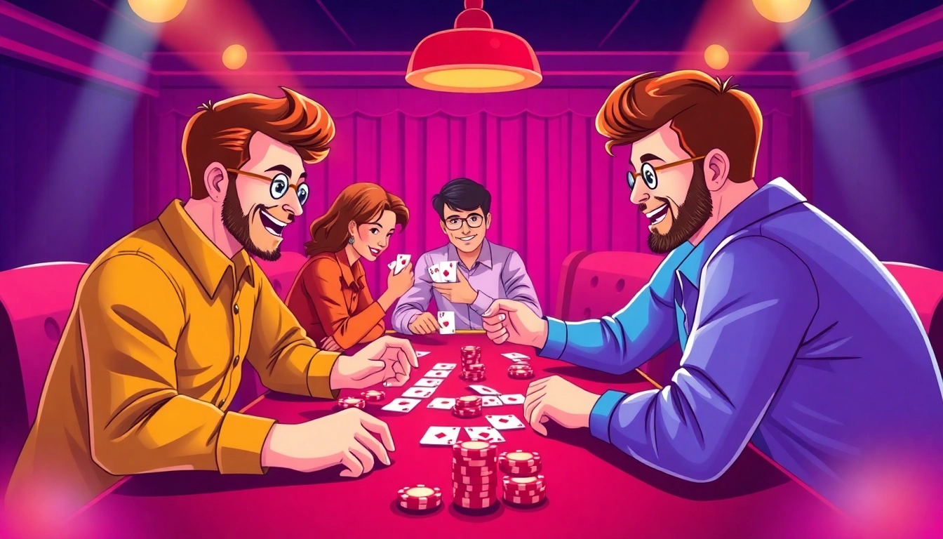 Engage in the thrilling rummy wealth game with friends, showcasing vibrant cards and a digital interface.