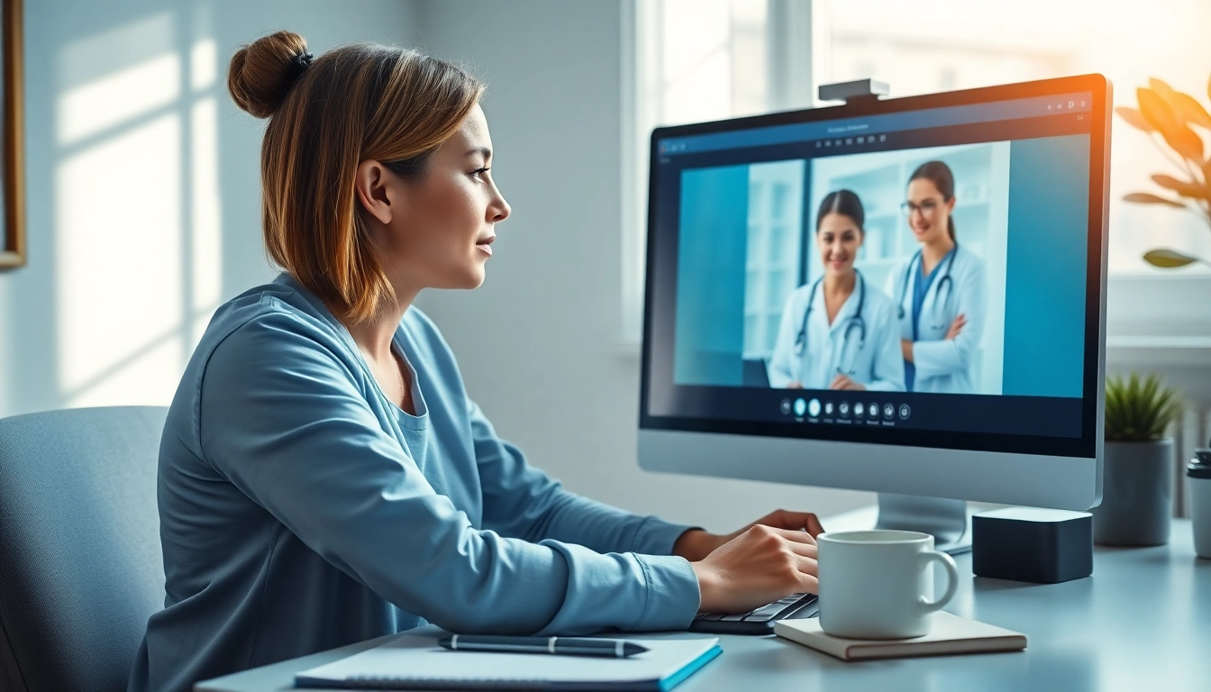 Shadow professionals online during an interactive virtual session with healthcare experts.