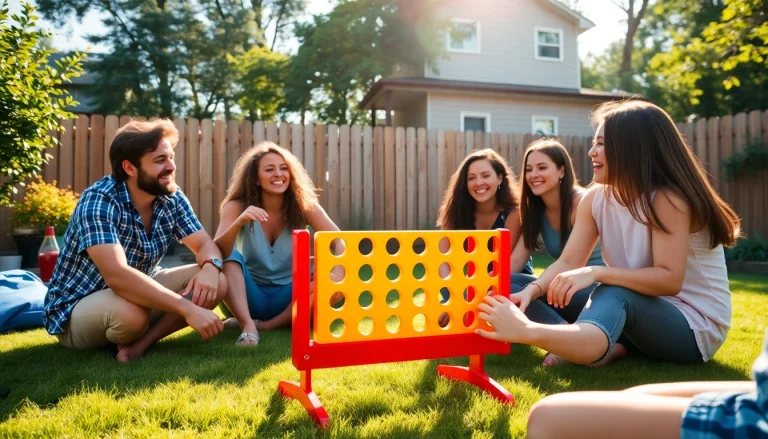 Fun-Filled Connect Four Yard Game Ideas for Your Backyard Get-Togethers