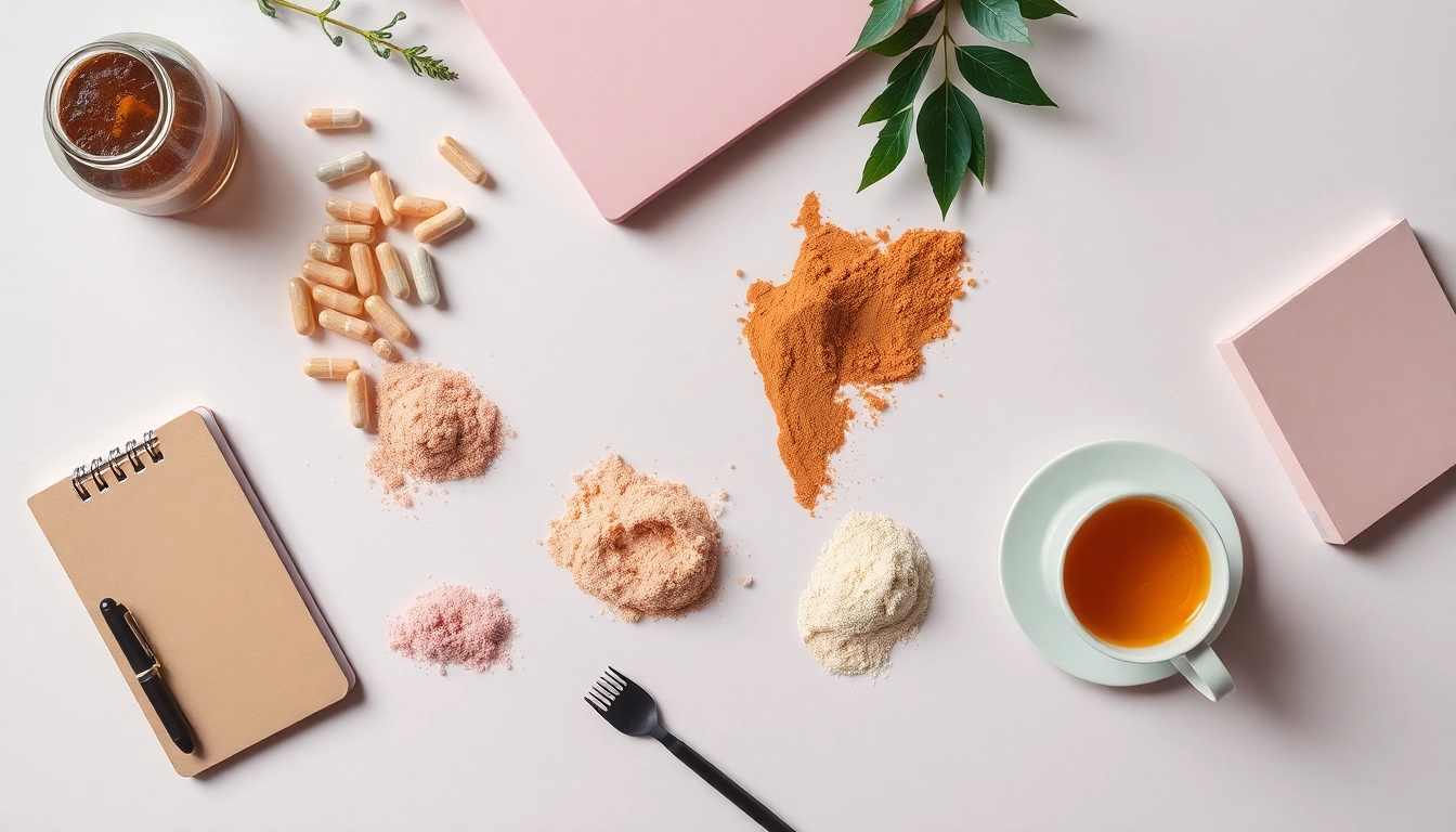 Explore the benefits of Nootropics with vibrant capsules, powders, and calming props.