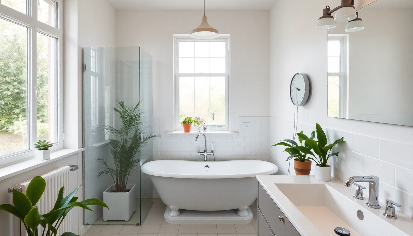 Transform your space with a stunning bathroom reconstruction in Prestwich featuring sleek design elements and natural light.