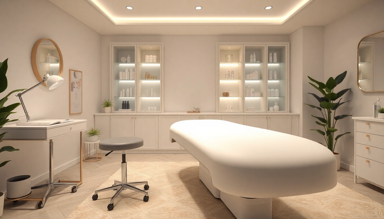 Kosmetikstudio Einrichtung mit eleganter Kundenliege und entspannendem Ambiente gestalten