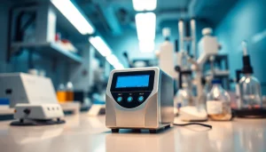 Inspecting a Nitric Oxide detector in a high-tech laboratory for reliable results.