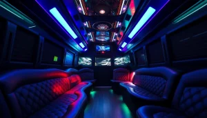 Experience a luxurious atlanta party bus with plush seating and modern entertainment systems for unforgettable celebrations.