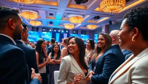 Capture lively moments of Miami Corporate Event Videography Photography showcasing interactions and décor.