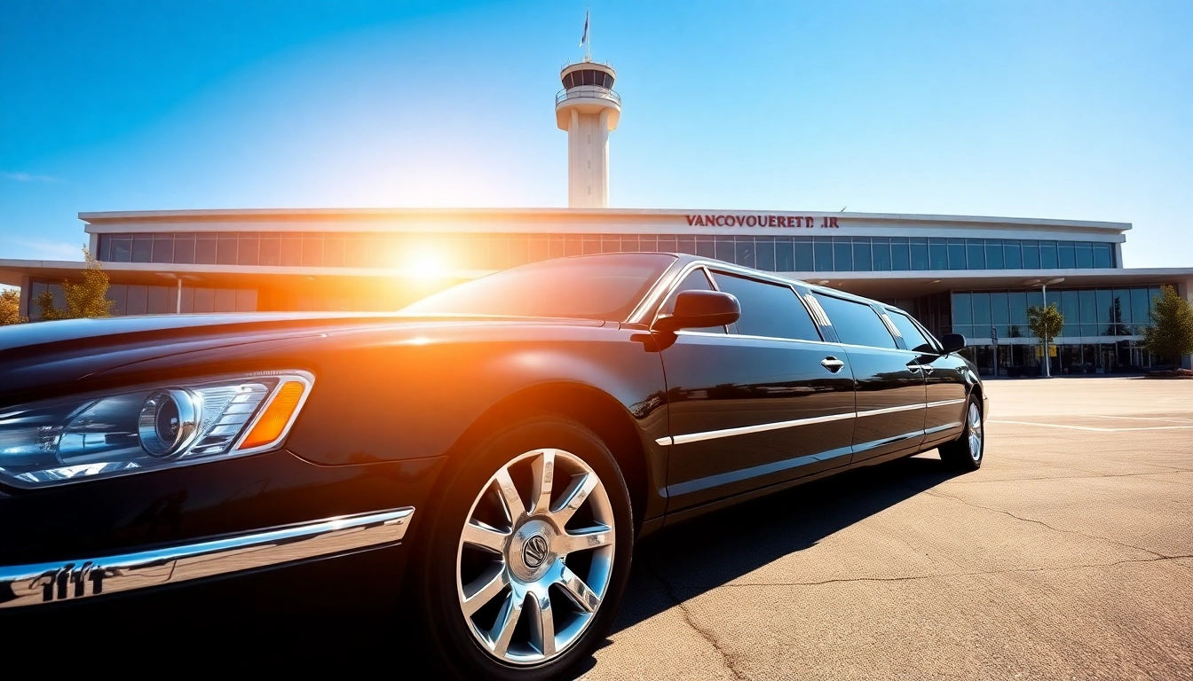 Ride in style with our luxurious airport limo Vancouver for your travel needs.