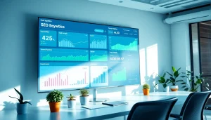 Analyze secondary keywords with detailed metrics on a professional SEO dashboard.