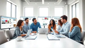 Créer un site internet pas cher avec des experts en design collaborant sur des projets.