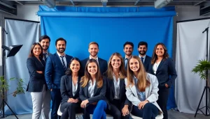 Elevate your presence with Denver Professional Headshots from expert photographers in a vibrant studio.